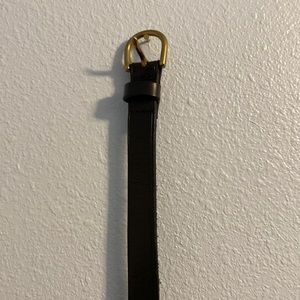 Madewell black leather belt